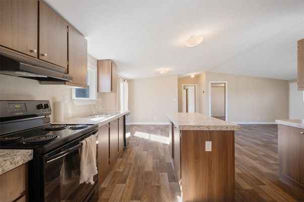 Interior, Kitchen, Wood Texture Flooring