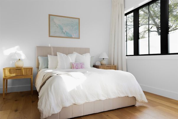Bedroom, Interior, Wood Texture Flooring