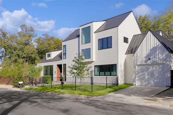Attached, Exterior, Facade, Solar Panels, Farmhouse