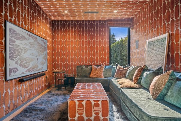 Interior, Living room, Stone Walls