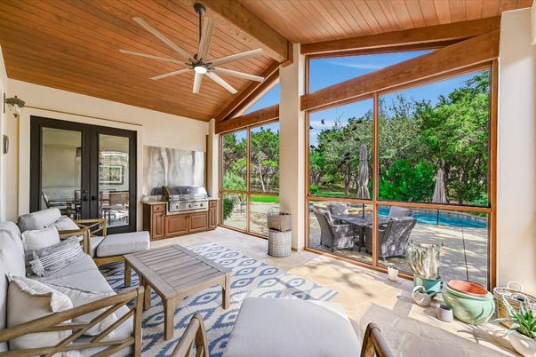 Interior, Living room, Sun Room, Wooden Ceilings