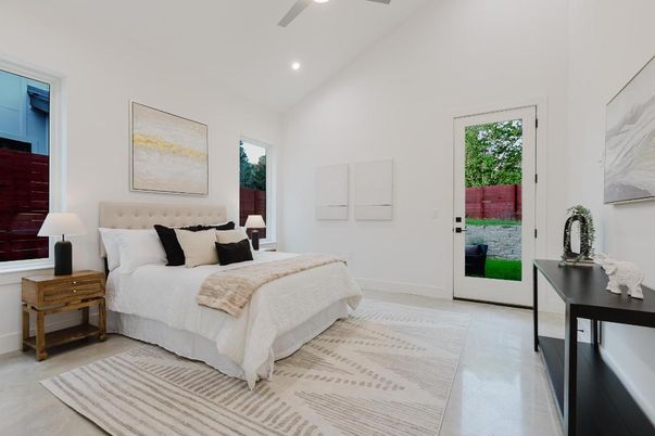 Bedroom, Interior, Recessed Lighting