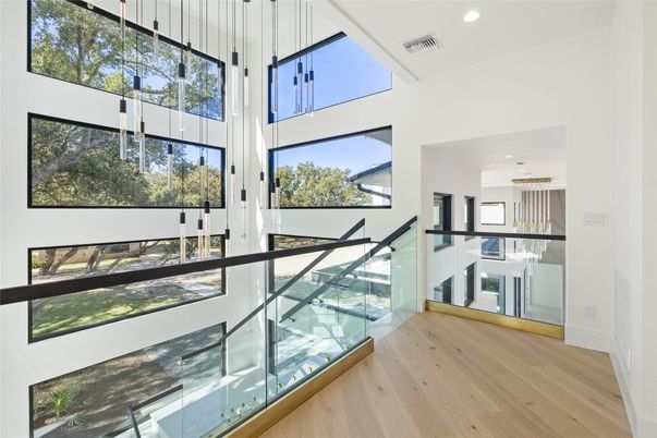 Interior, Pendant Lights, Recessed Lighting, Wood Texture Flooring