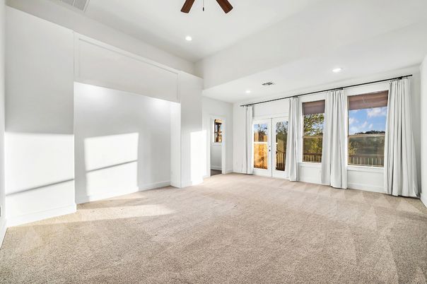 Empty room, Interior, Recessed Lighting