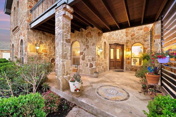 Exterior, Facade, Brick Facade, Mediterranean