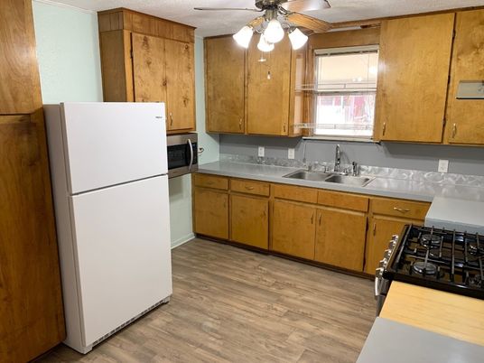 Interior, Kitchen, Wood Texture Flooring