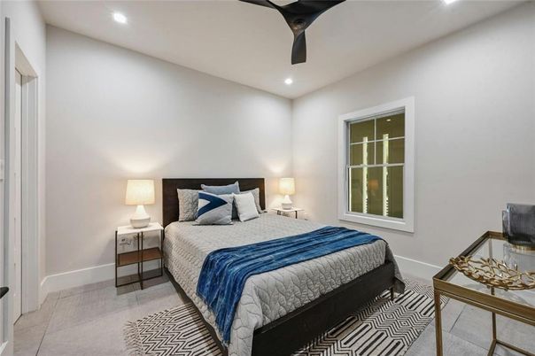 Bedroom, Interior, Recessed Lighting
