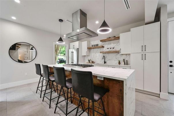 Interior, Kitchen, Pendant Lights, Recessed Lighting