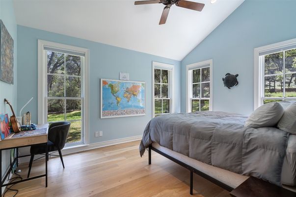 Bedroom, Home Office, Interior, Wood Texture Flooring