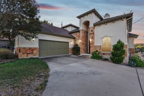 Attached, Backyard, Exterior, Facade, Mediterranean