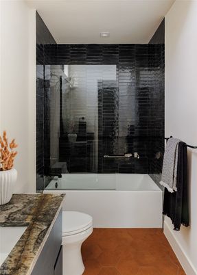 Bathroom, Glass Shower, Interior