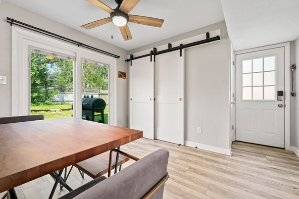 Home Office, Interior, Wood Texture Flooring