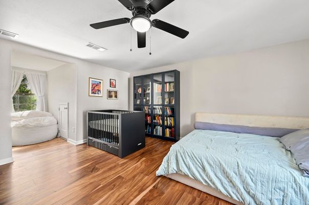 Bedroom, Interior, Wood Texture Flooring