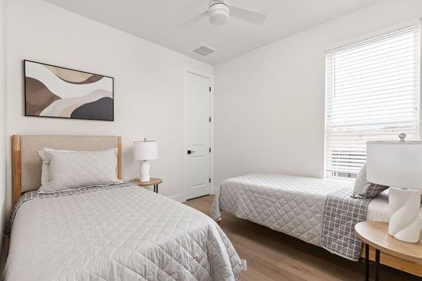 Bedroom, Interior, Wood Texture Flooring