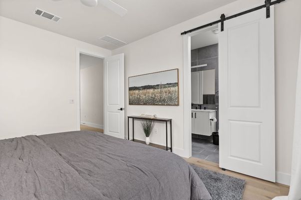 Bedroom, Interior, Wood Texture Flooring