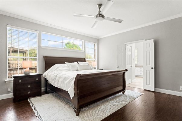 Bedroom, Interior, Wood Texture Flooring