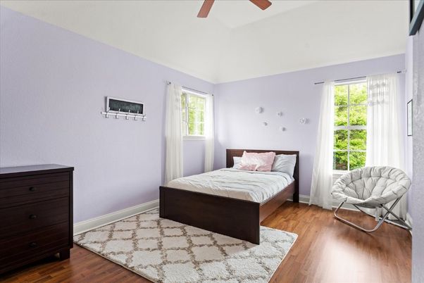 Bedroom, Interior, Wood Texture Flooring