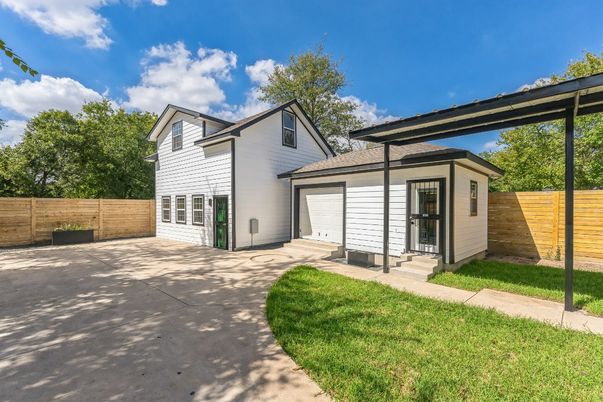 Attached, Backyard, Exterior, Facade, Farmhouse