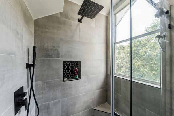 Bathroom, Glass Shower, Interior