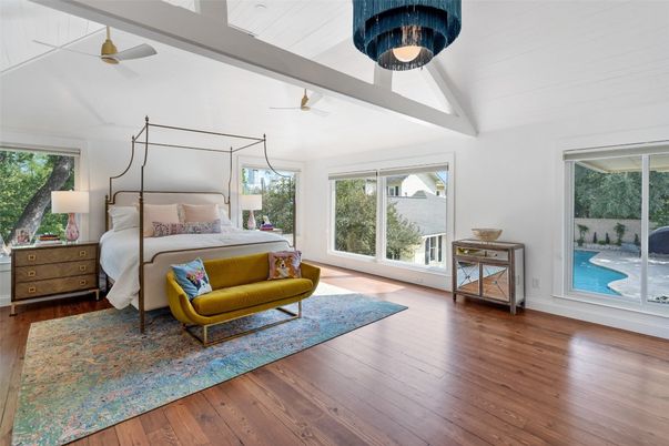 Bedroom, Interior, Wood Texture Flooring