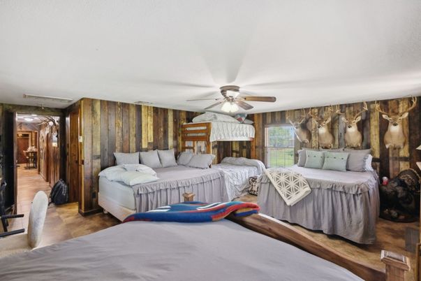 Bedroom, Interior, Wooden Walls