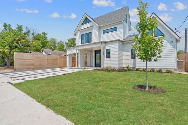 Attached, Backyard, Exterior, Facade, Farmhouse