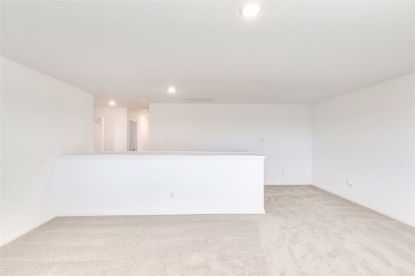 Empty room, Interior, Recessed Lighting