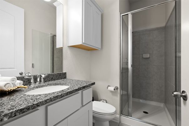 Bathroom, Glass Shower, Interior