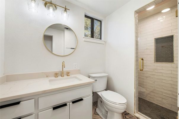 Bathroom, Glass Shower, Interior