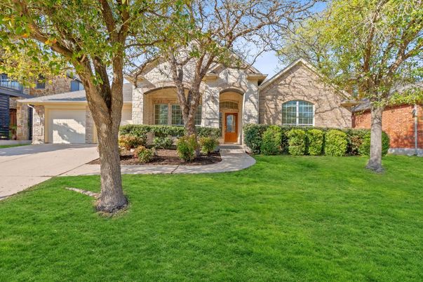 Attached, Backyard, Exterior, Facade, Brick Facade, French Provincial