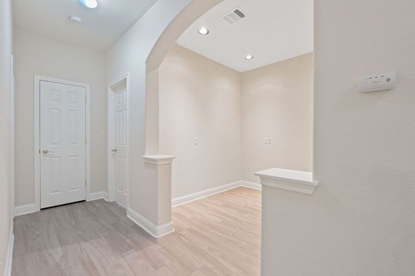 Interior, Recessed Lighting, Wood Texture Flooring