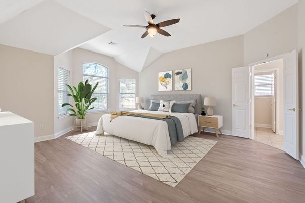 Bedroom, Interior, Wood Texture Flooring