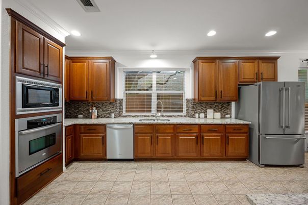 Interior, Kitchen, Recessed Lighting, Stainless Steel Appliances
