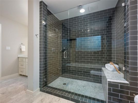 Bathroom, Glass Shower, Interior