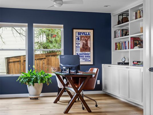 Home Office, Interior, Wood Texture Flooring