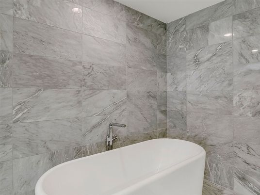Bathroom, Free Standing Baths, Interior, Marble Walls