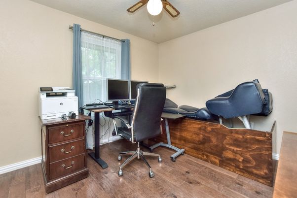 Home Office, Interior, Wood Texture Flooring