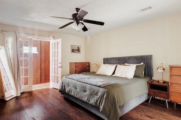 Bedroom, Interior, Wood Texture Flooring