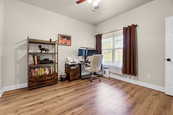 Home Office, Interior, Wood Texture Flooring