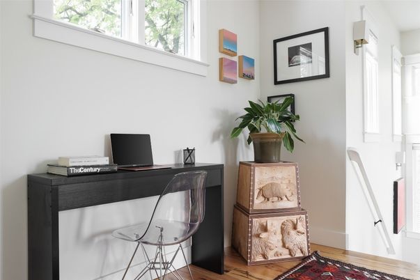 Home Office, Interior, Wood Texture Flooring