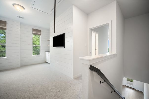 Empty room, Fireplace, Interior