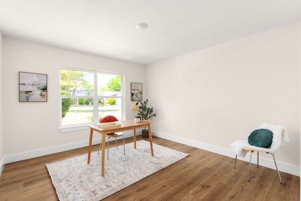 Home Office, Interior, Wood Texture Flooring