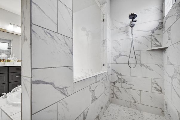 Bathroom, Interior, Marble Walls