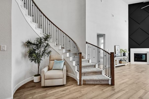 Fireplace, Interior, Wood Texture Flooring