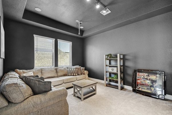 Interior, Living room, Recessed Lighting