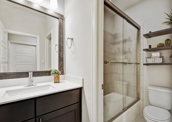 Bathroom, Glass Shower, Interior