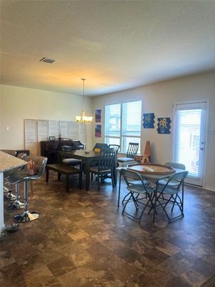 Chandelier, Dining room, Interior