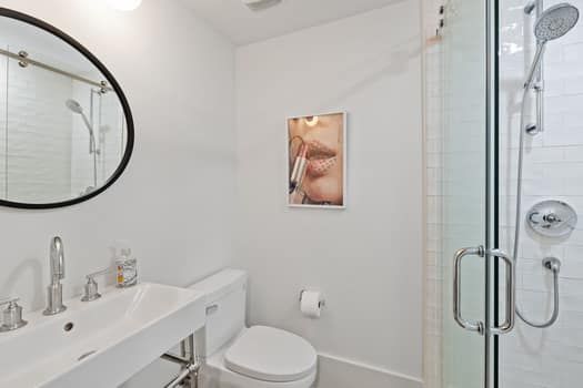 Bathroom, Glass Shower, Interior