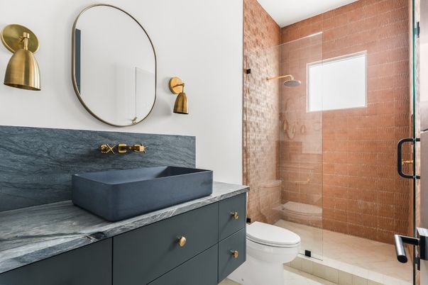 Bathroom, Glass Shower, Interior