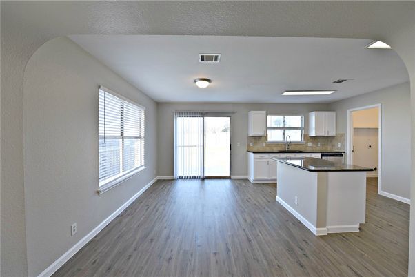 Interior, Kitchen, Wood Texture Flooring
